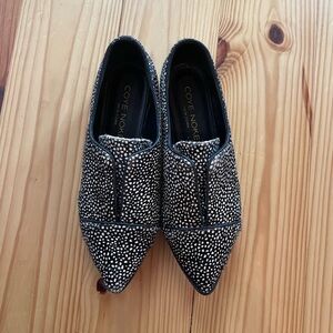 Coye Nokes Black and White Women's Shoes